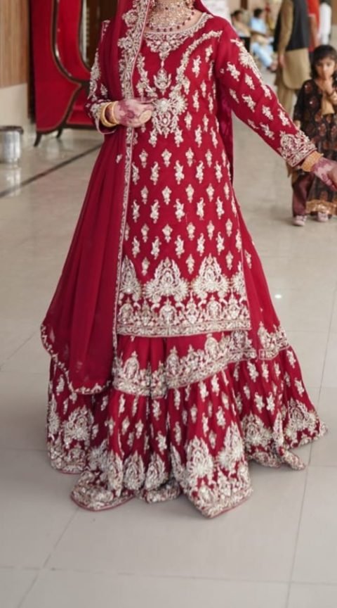 Trendy Rajhistani bridal dress