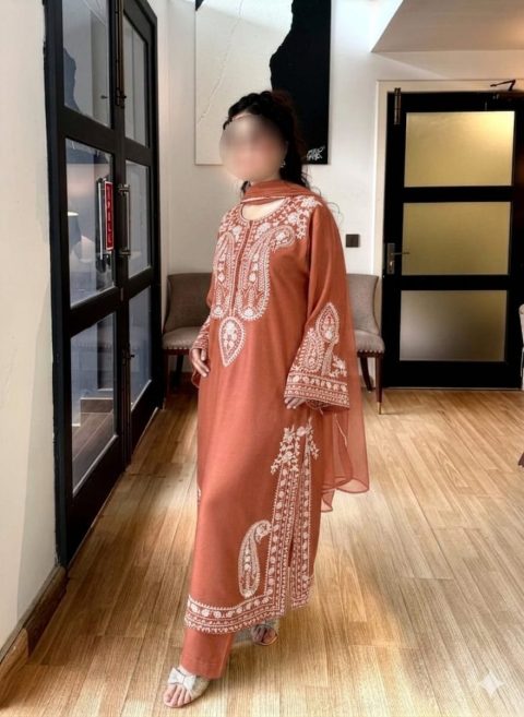 LAWN 3PC EMBROIDERED